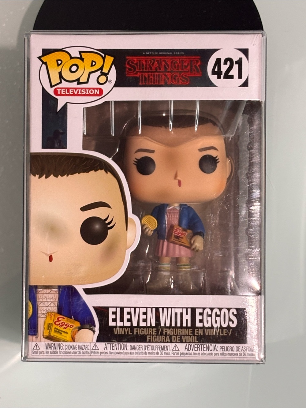 Funko Pop! Eleven with Eggos #421 Stranger Things With Protective Cover Box